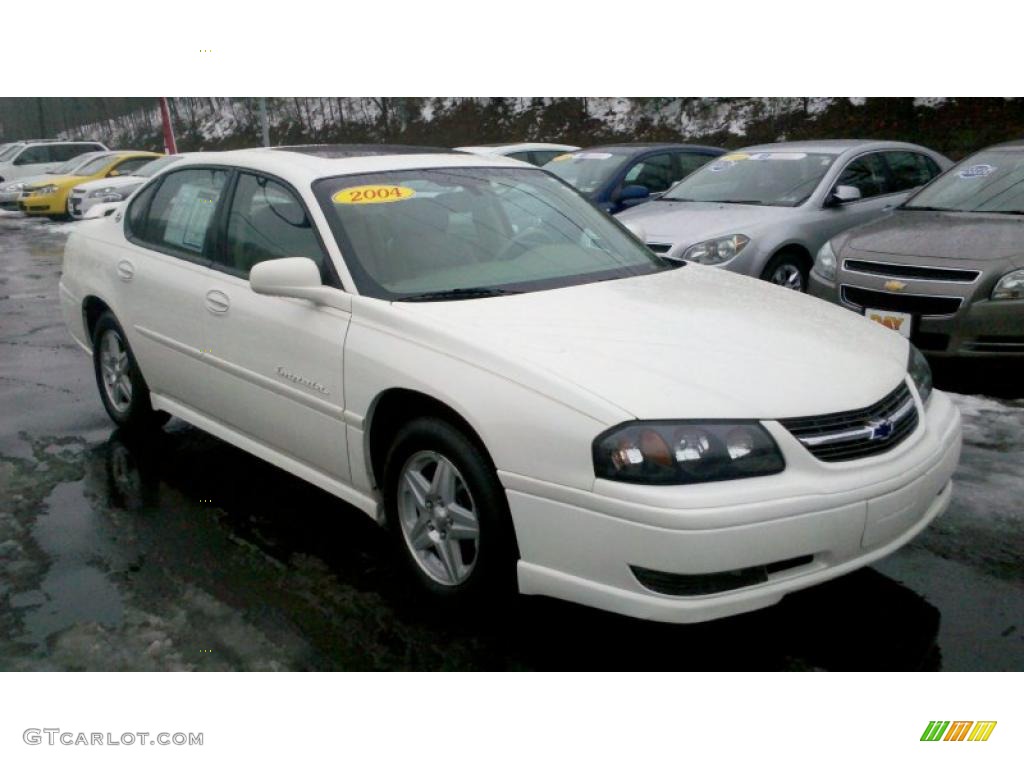 2004 Impala LS - White / Neutral Beige photo #2