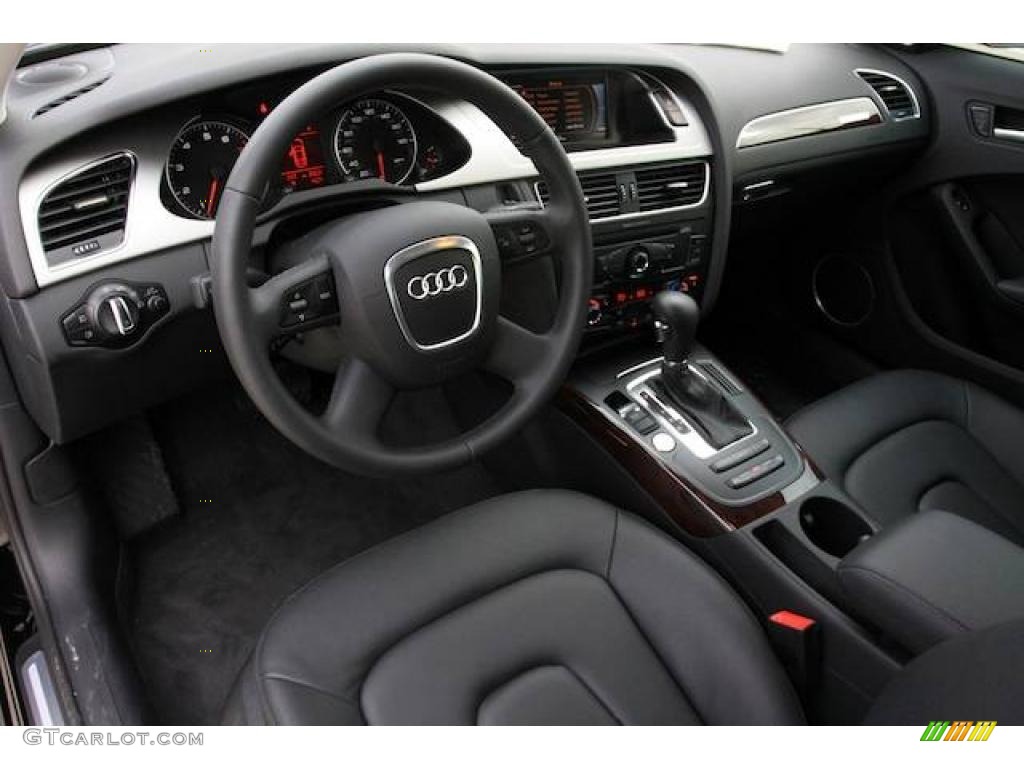 Black Interior 2009 Audi A4 3.2 quattro Sedan Photo #44587894