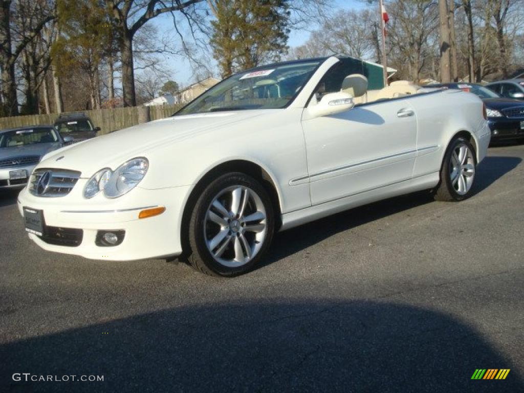 2006 Alabaster White MercedesBenz CLK 350 Cabriolet 44510616 Photo 2