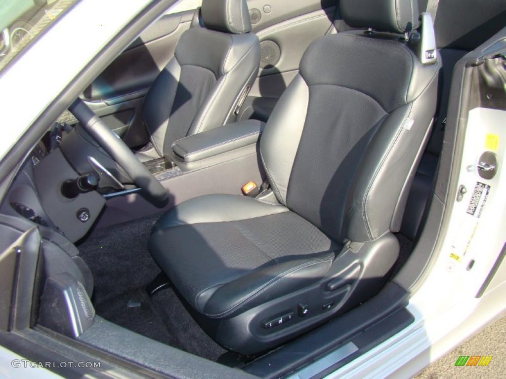 Black Interior 2010 Lexus IS 250C Convertible Photo #44591175