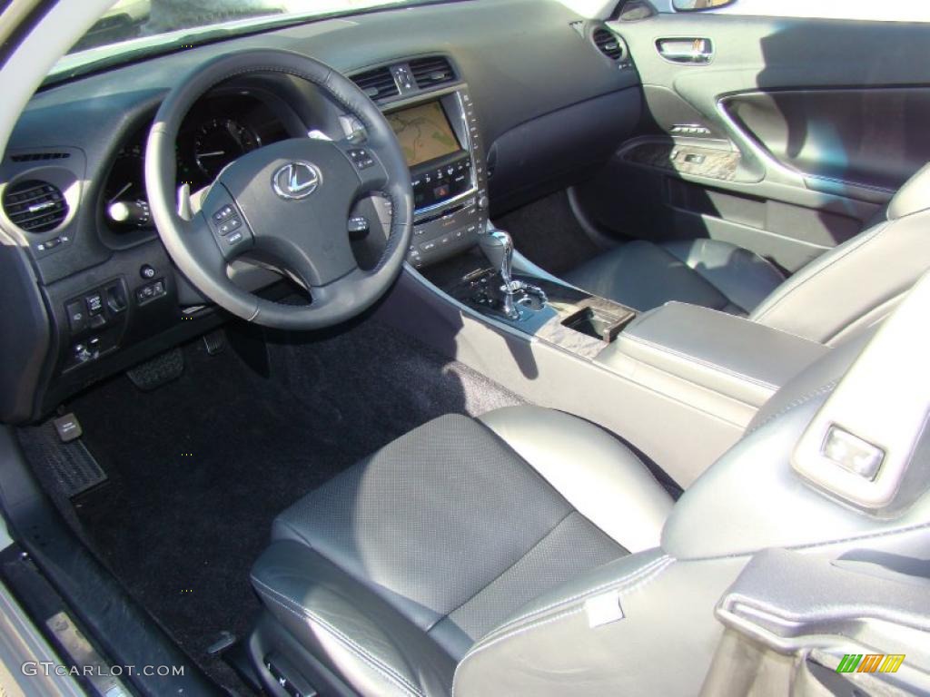 Black Interior 2010 Lexus IS 250C Convertible Photo #44591183