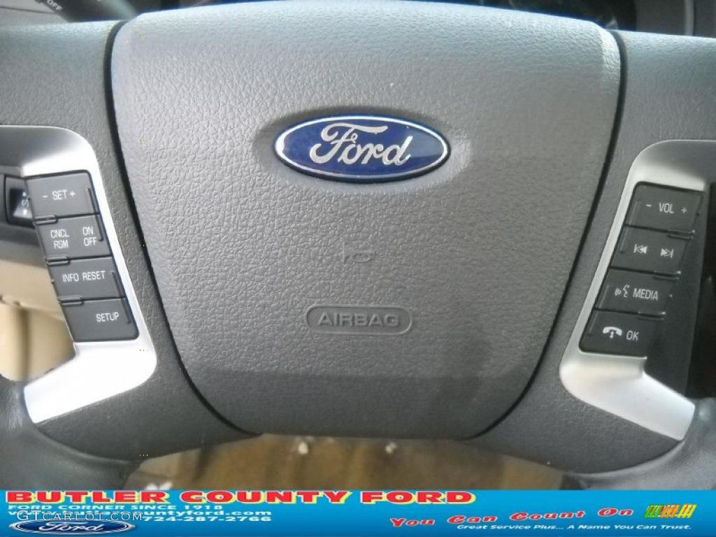 2010 Fusion SEL V6 - Smokestone Metallic / Camel photo #24