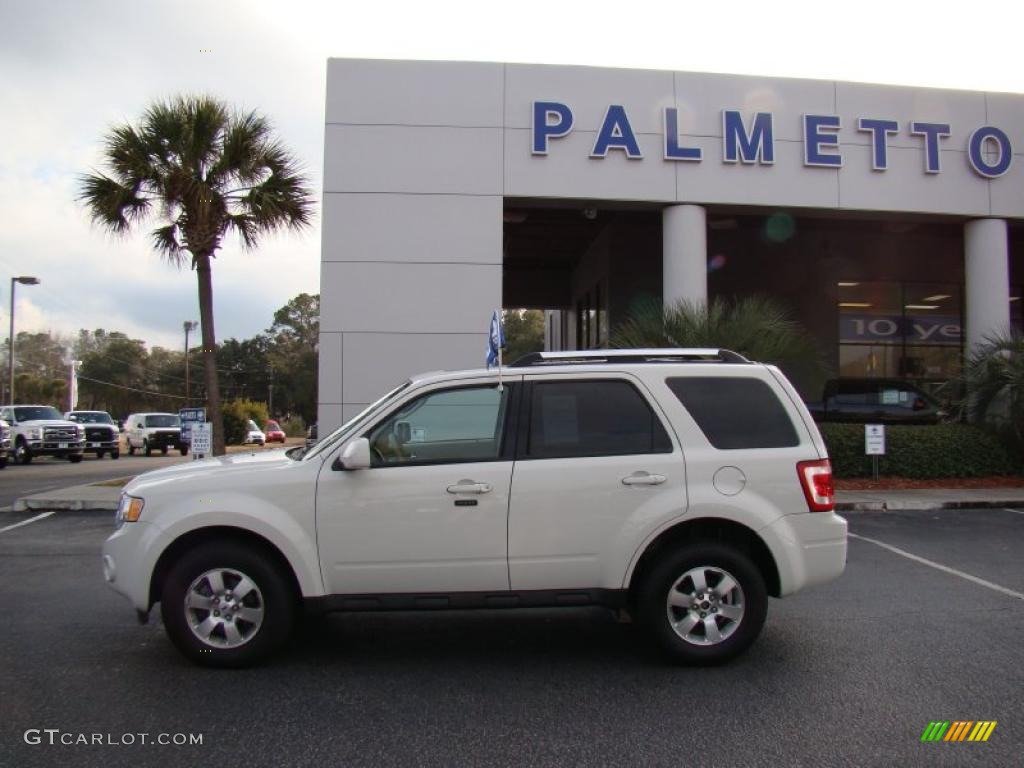 2010 Escape Limited 4WD - White Suede / Camel photo #1