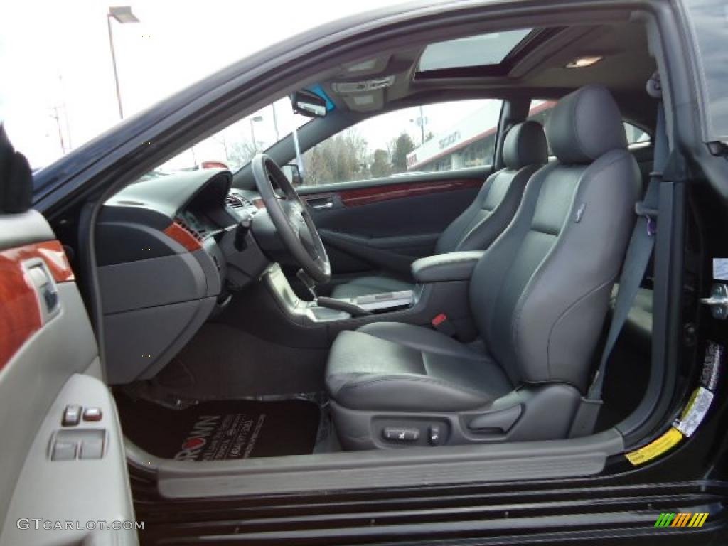 Charcoal Interior 2006 Toyota Solara SLE V6 Coupe Photo #44593372
