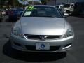 2007 Alabaster Silver Metallic Honda Accord EX Coupe  photo #2