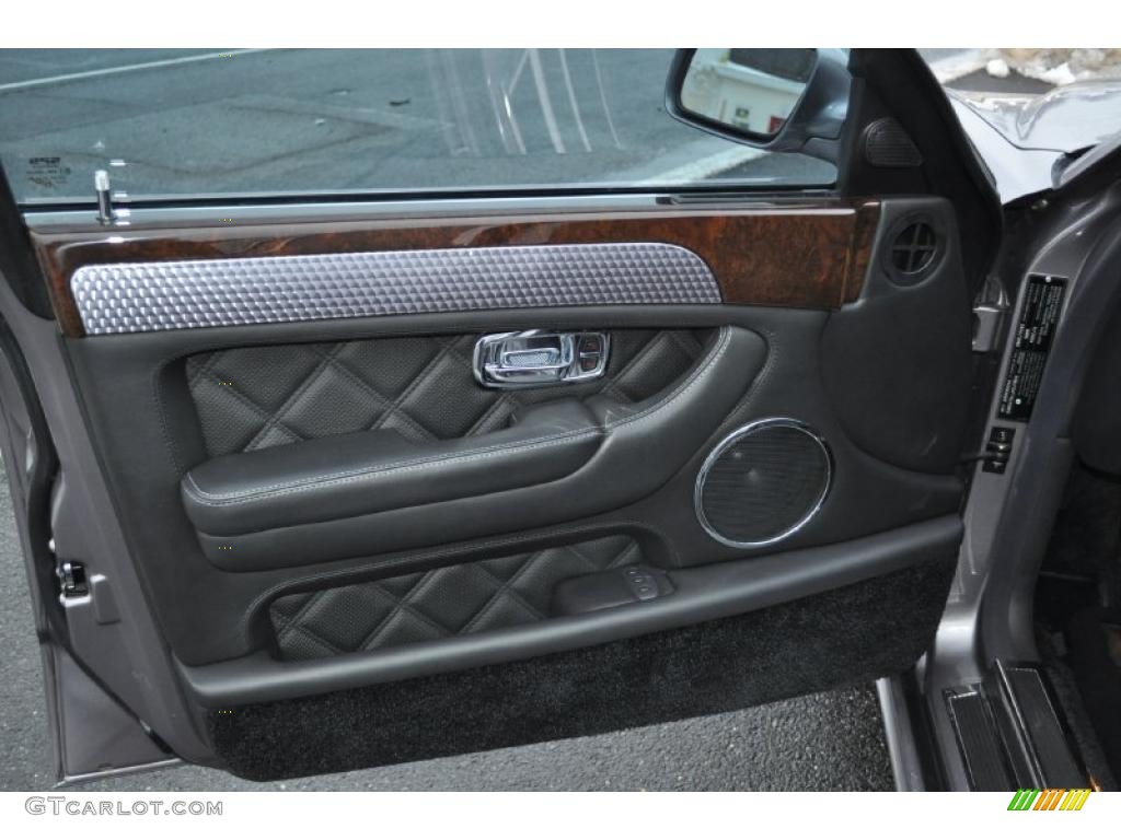 2005 Bentley Arnage T Mulliner Beluga Door Panel Photo #44595845