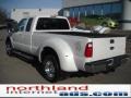 Oxford White - F350 Super Duty Lariat SuperCab 4x4 Dually Photo No. 8