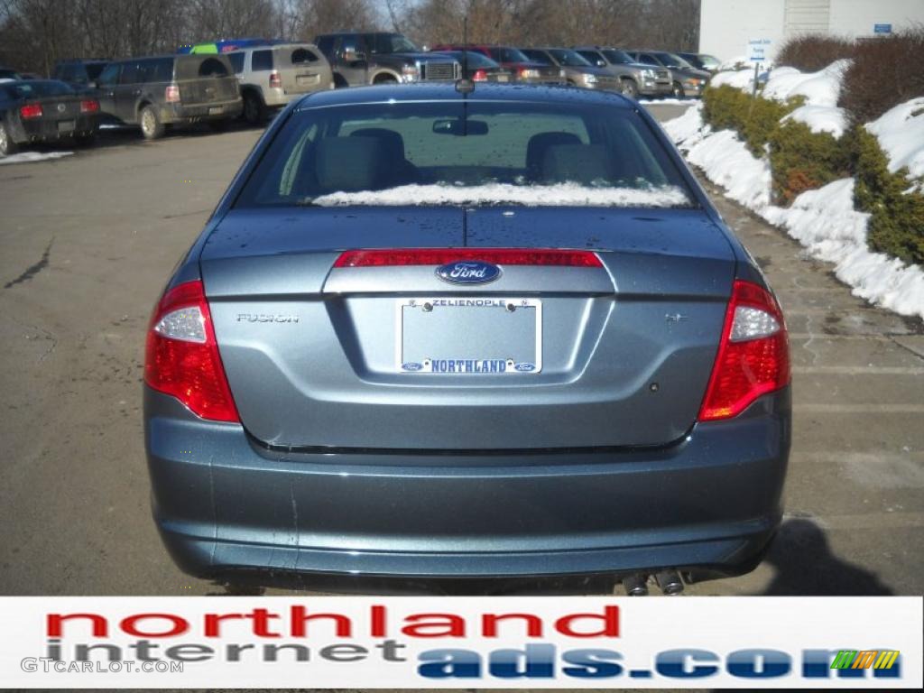 2011 Fusion SE - Steel Blue Metallic / Charcoal Black photo #7