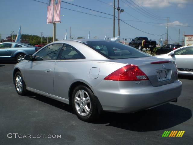 2007 Accord EX Coupe - Alabaster Silver Metallic / Gray photo #5