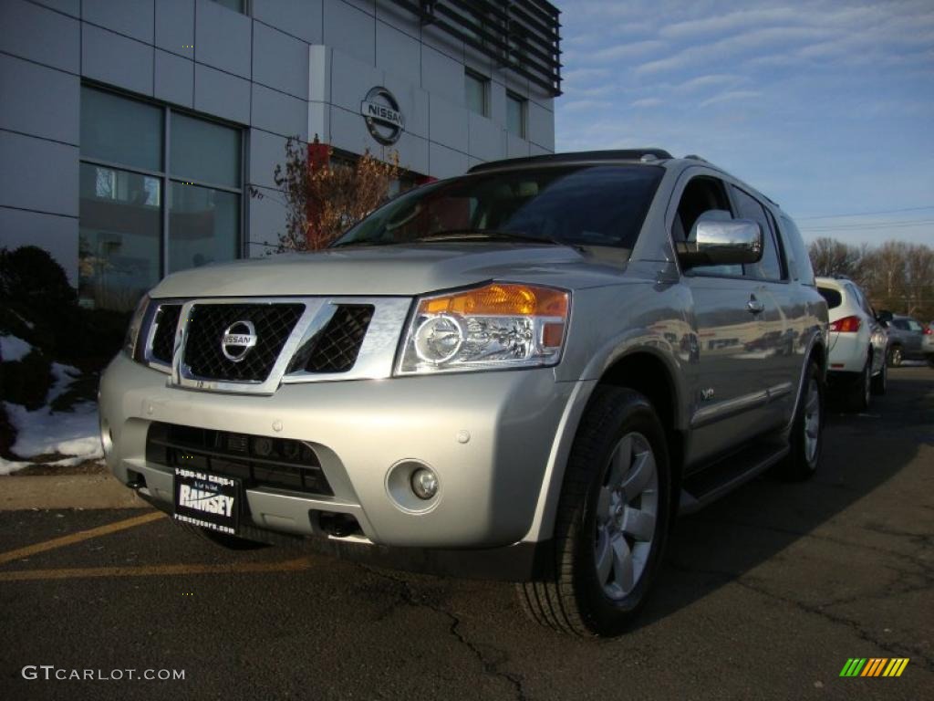 2008 Armada LE 4x4 - Silver Lightning / Charcoal photo #1