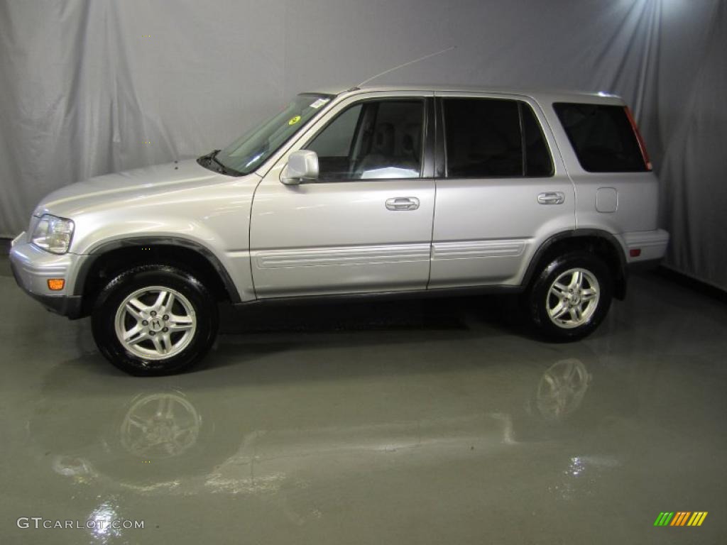 2001 CR-V Special Edition 4WD - Satin Silver Metallic / Dark Gray photo #3