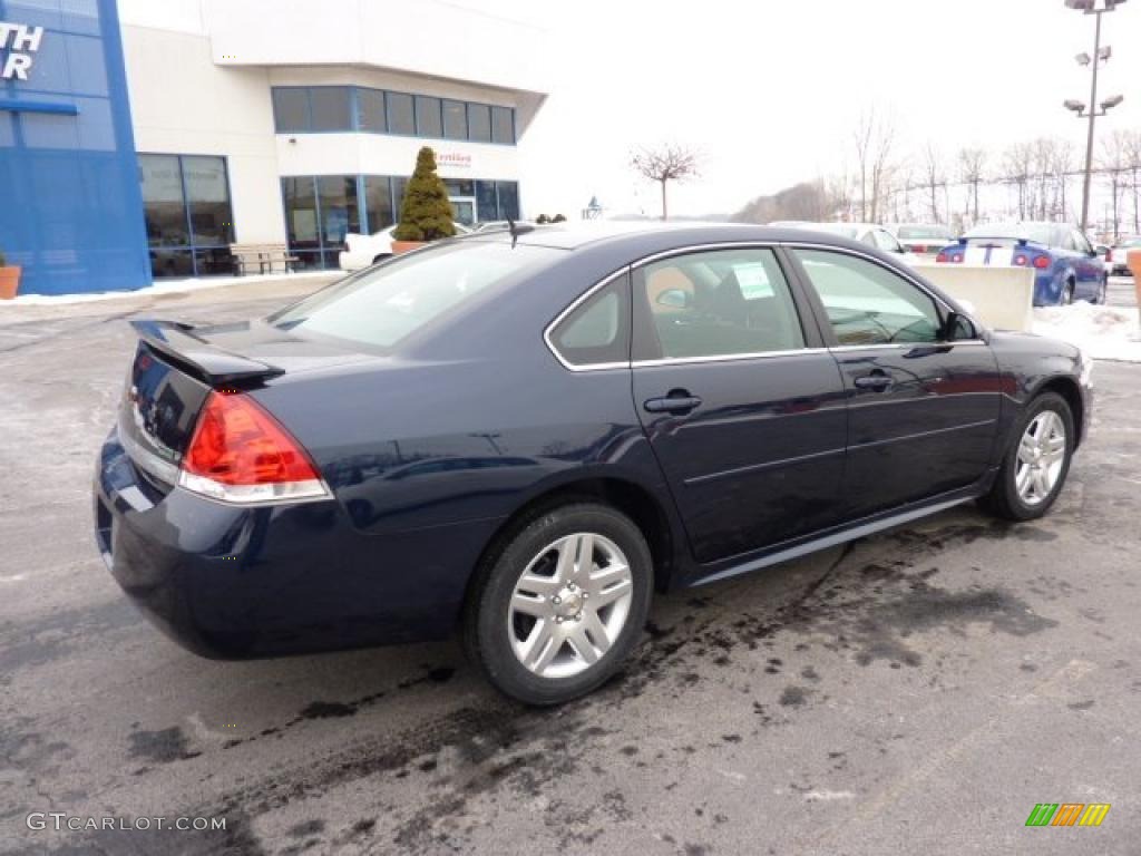 2011 Impala LT - Imperial Blue Metallic / Ebony photo #10
