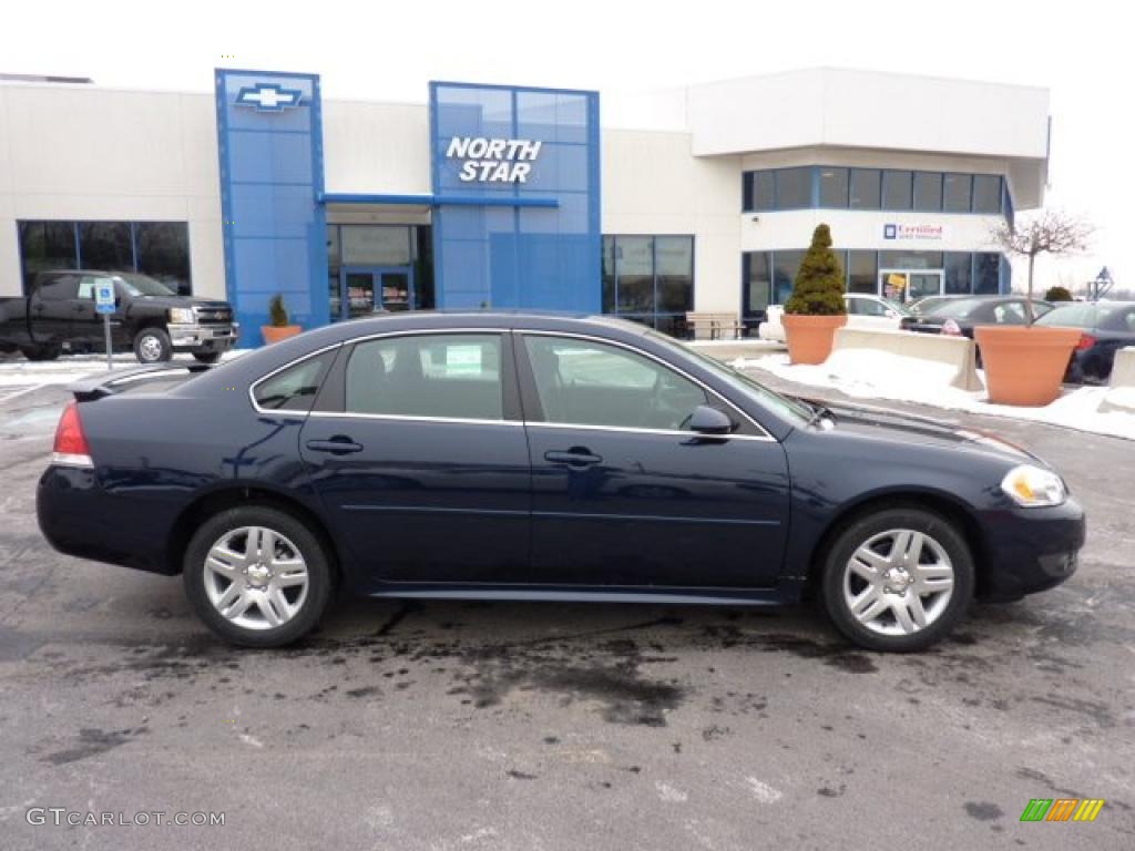 2011 Impala LT - Imperial Blue Metallic / Ebony photo #11