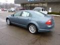 2011 Steel Blue Metallic Ford Fusion SEL V6  photo #2