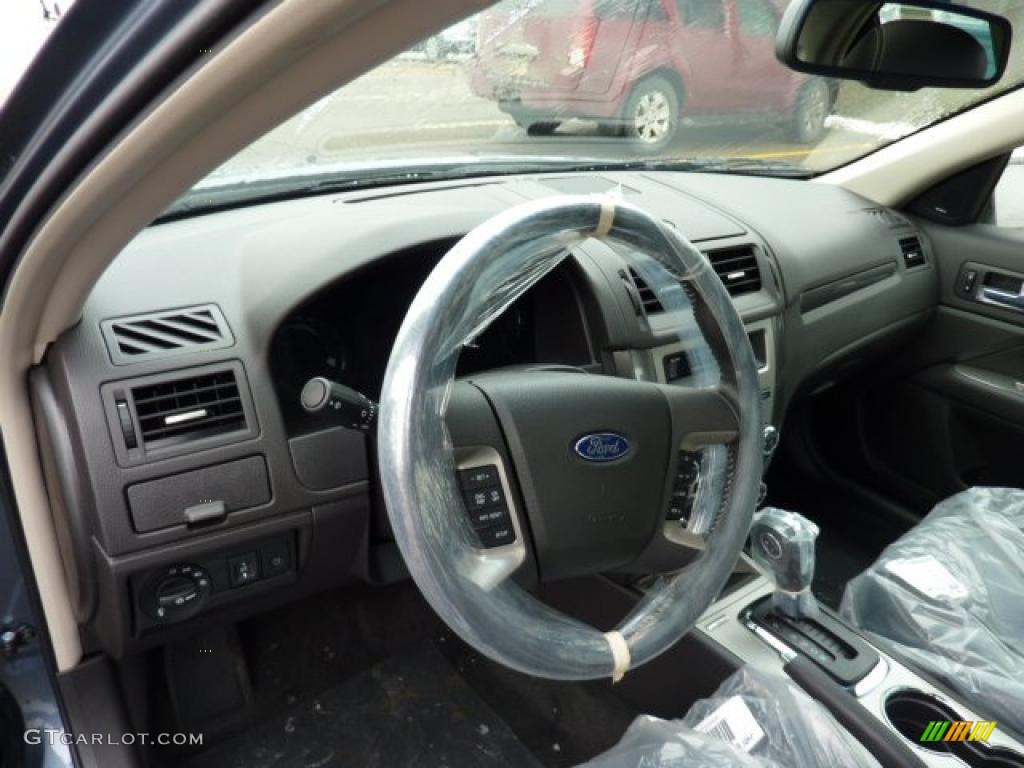 2011 Fusion SEL V6 - Steel Blue Metallic / Charcoal Black photo #11