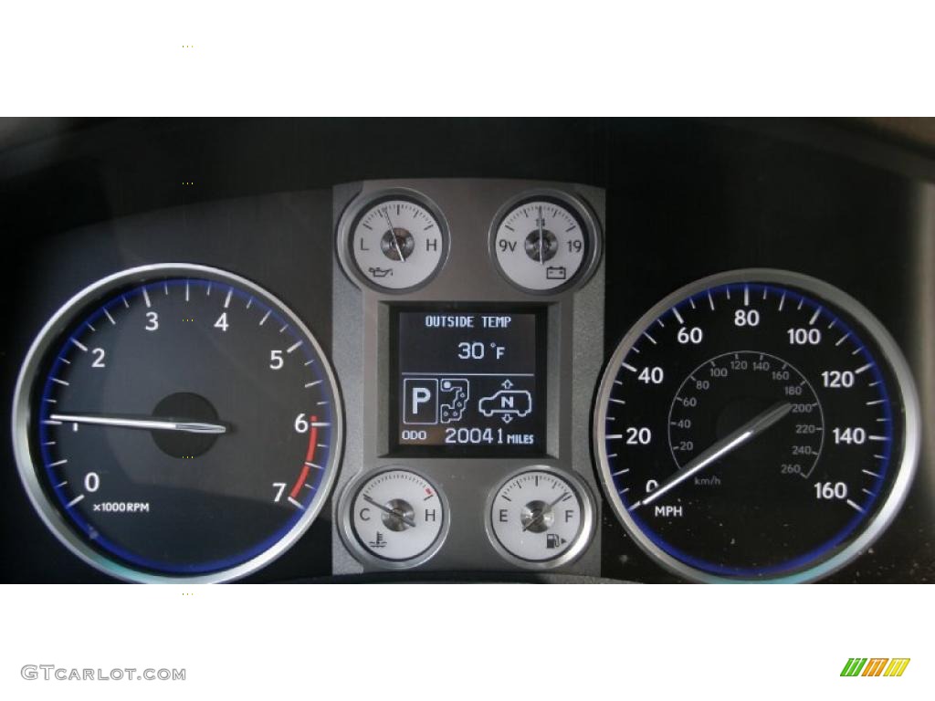 2008 Lexus LX 570 Gauges Photo #44607713