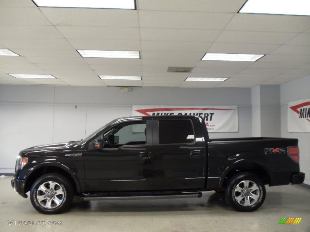 2010 F150 FX2 SuperCrew - Tuxedo Black / Black photo #3