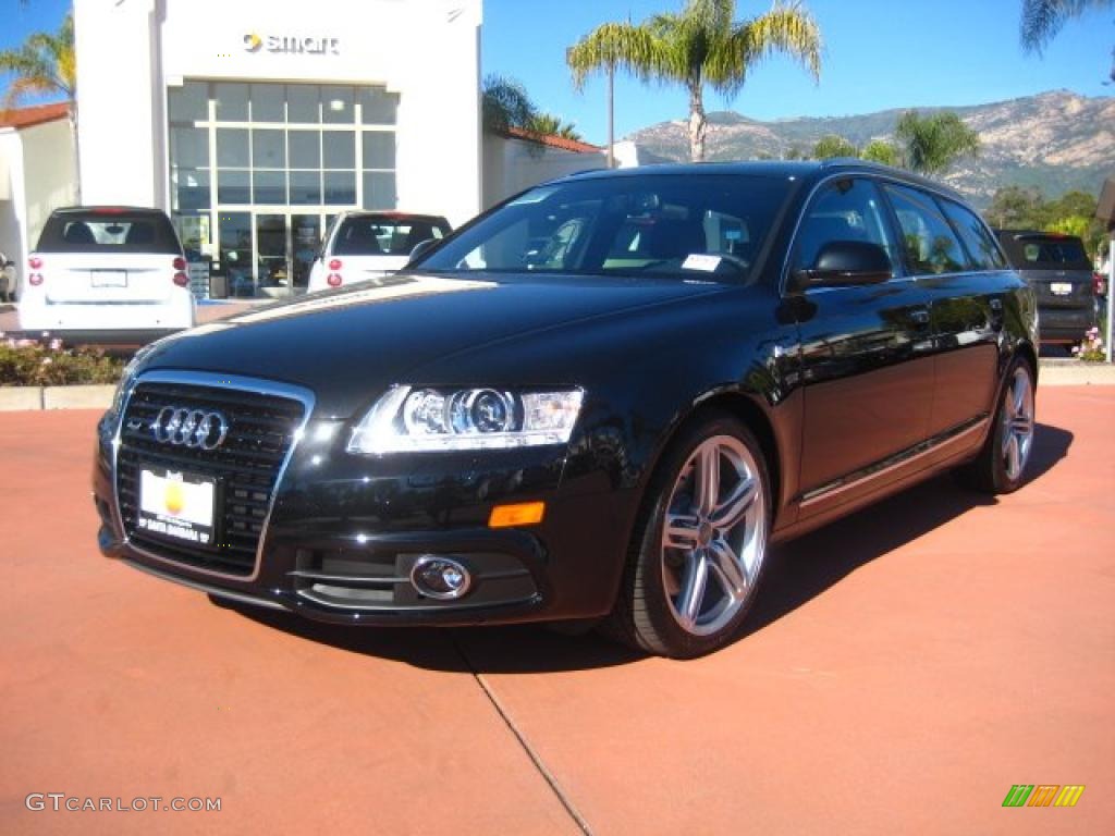 Phantom Black Pearl Effect 2011 Audi A6 3.0T quattro Avant Exterior Photo #44611766