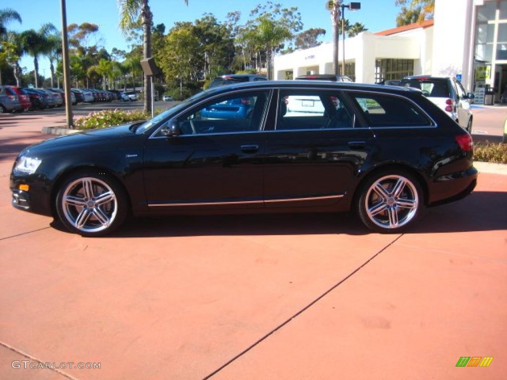 Phantom Black Pearl Effect 2011 Audi A6 3.0T quattro Avant Exterior Photo #44611786
