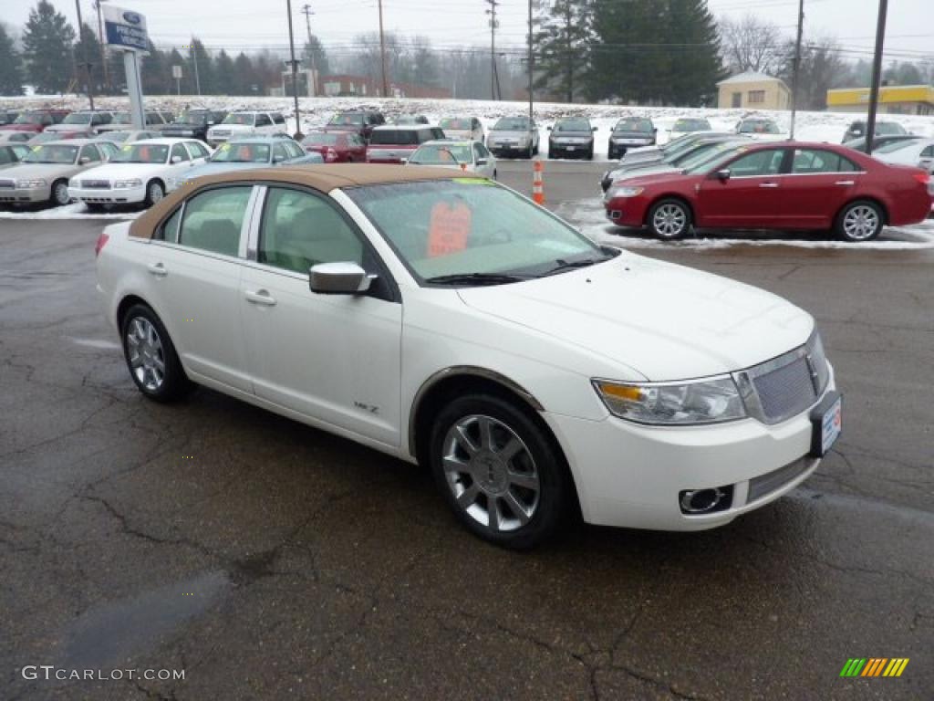 2008 MKZ AWD Sedan - White Suede / Sand photo #5