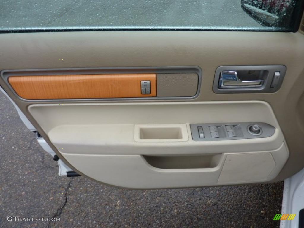 2008 MKZ AWD Sedan - White Suede / Sand photo #11