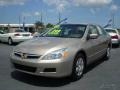 2007 Desert Mist Metallic Honda Accord LX Sedan  photo #3
