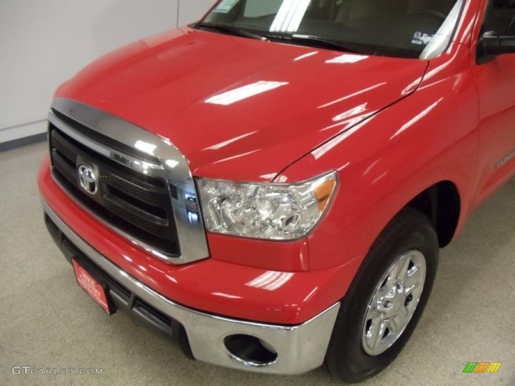 2010 Tundra Double Cab - Radiant Red / Sand Beige photo #5