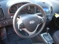 Black 2011 Hyundai Elantra Touring GLS Steering Wheel