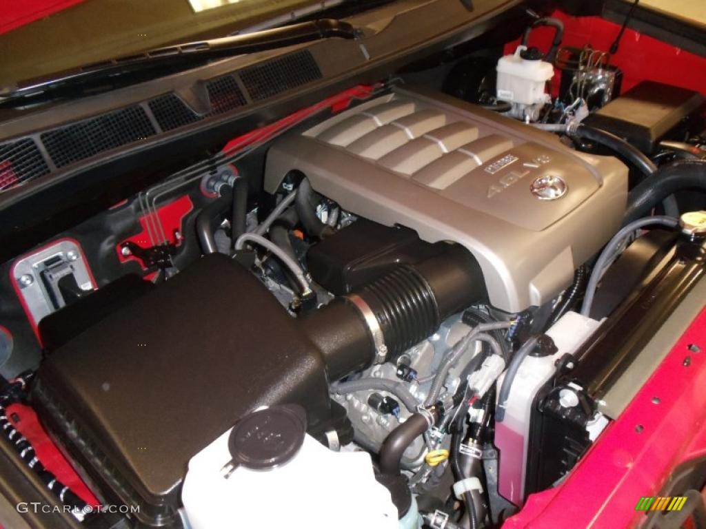 2010 Tundra Double Cab - Radiant Red / Sand Beige photo #16