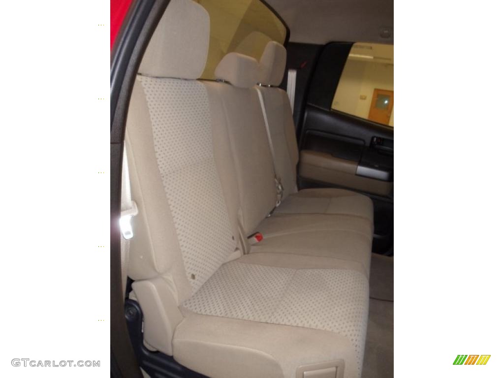 2010 Tundra Double Cab - Radiant Red / Sand Beige photo #19