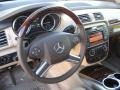 2011 Mercedes-Benz R Cashmere Interior Steering Wheel Photo