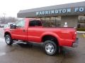 Red - F350 Super Duty XLT Regular Cab 4x4 Photo No. 2