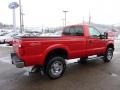 Red - F350 Super Duty XLT Regular Cab 4x4 Photo No. 4