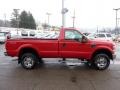 Red - F350 Super Duty XLT Regular Cab 4x4 Photo No. 5