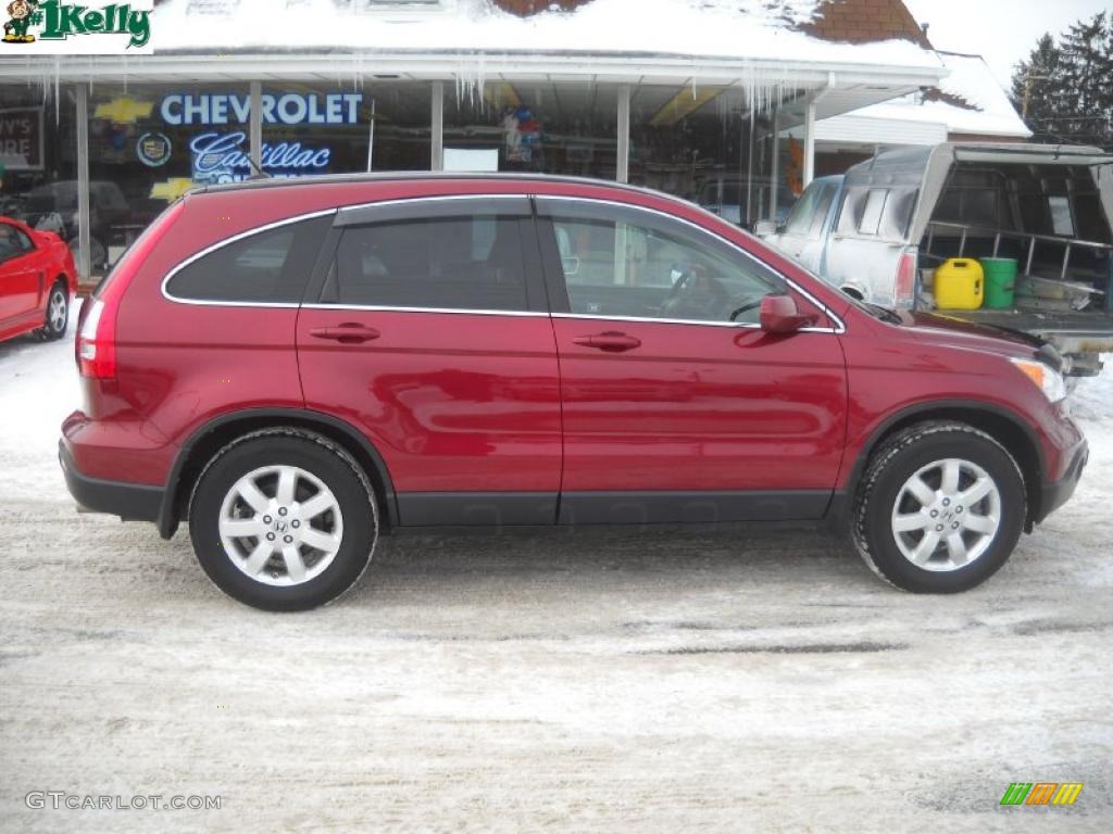 2008 CR-V EX-L 4WD - Tango Red Pearl / Black photo #2