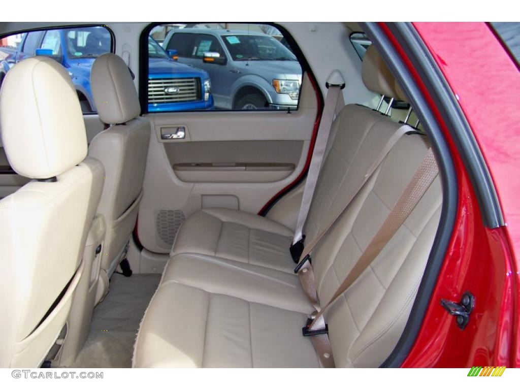 2010 Escape Limited V6 4WD - Sangria Red Metallic / Camel photo #15