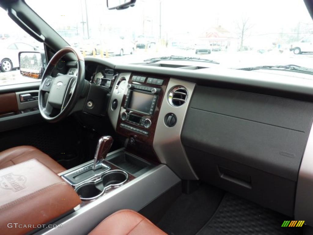 2009 Ford Expedition EL King Ranch 4x4 Charcoal Black/Chaparral Leather Dashboard Photo #44615371