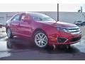 2010 Red Candy Metallic Ford Fusion SEL V6  photo #26