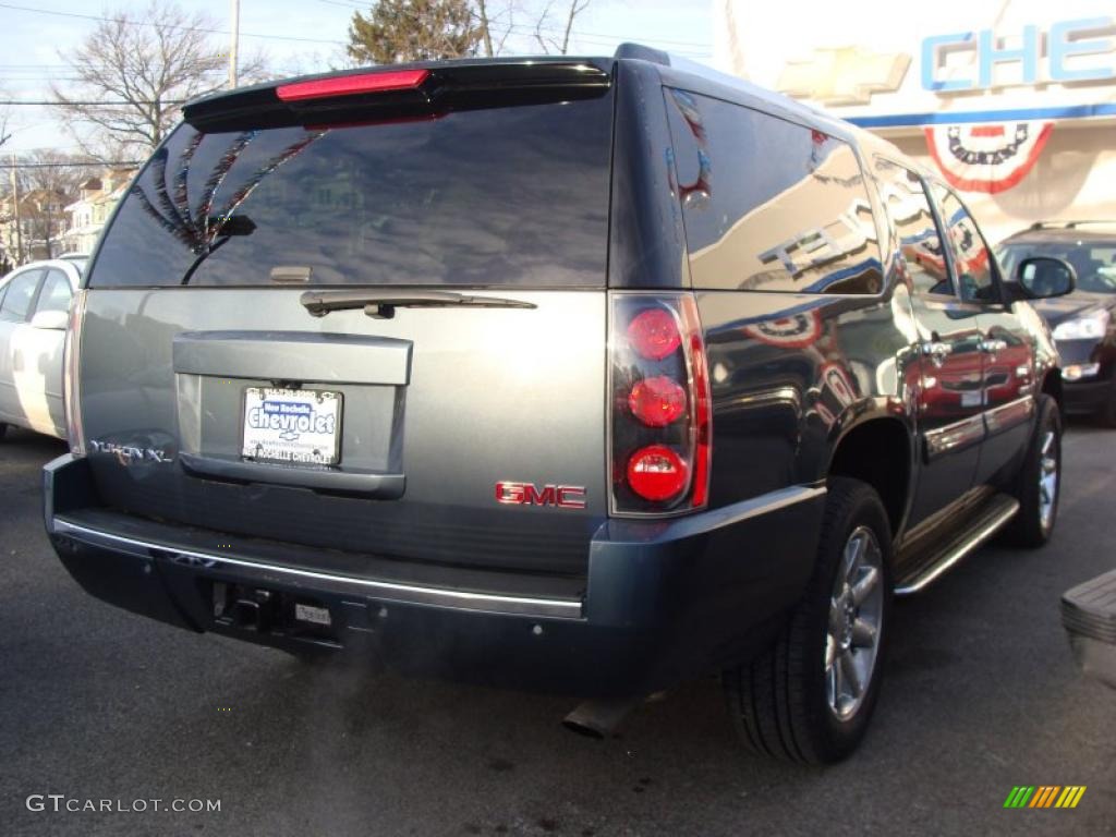 2008 Yukon XL Denali AWD - Stealth Gray Metallic / Cocoa/Light Cashmere photo #4