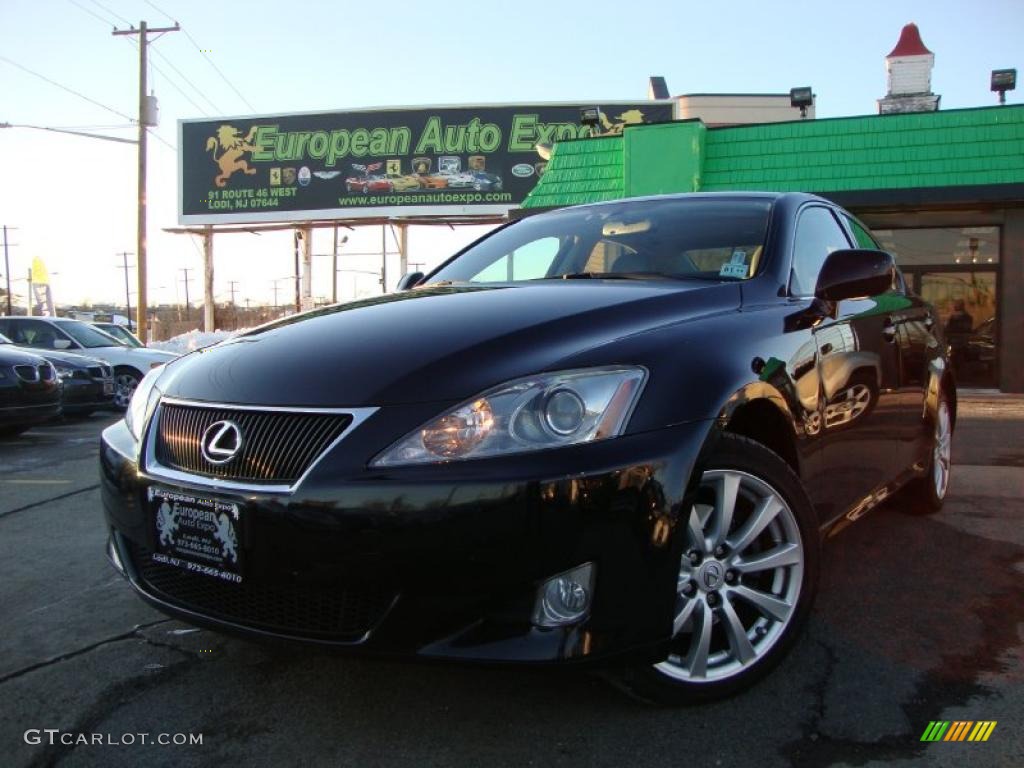 2007 IS 250 AWD - Obsidian Black / Sterling photo #1