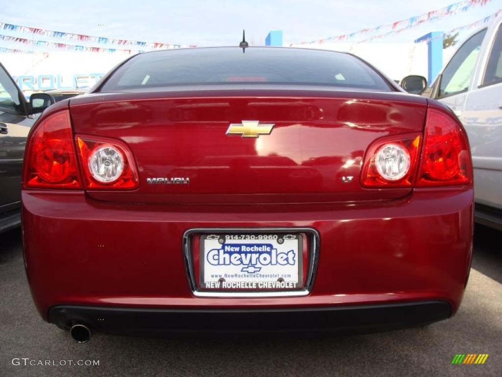2008 Malibu LT Sedan - Red Jewel Tint Coat / Ebony photo #5