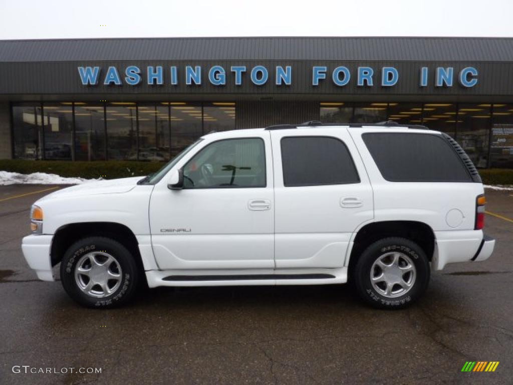 2004 Yukon Denali AWD - Summit White / Stone Gray photo #1