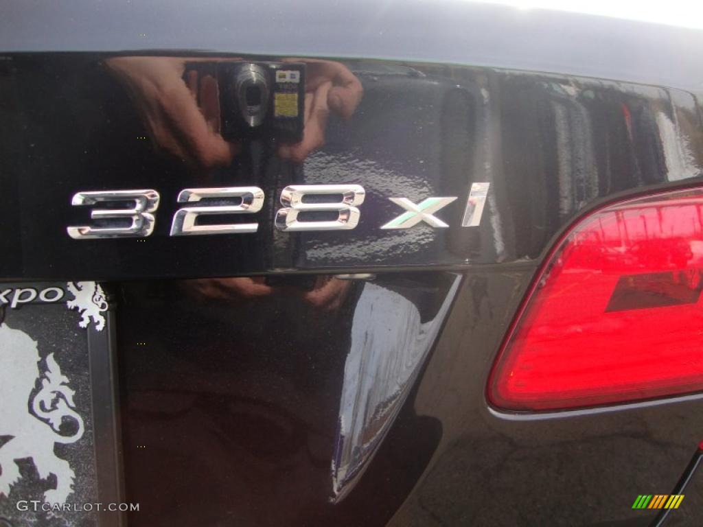 2008 3 Series 328xi Coupe - Black Sapphire Metallic / Saddle Brown/Black photo #31