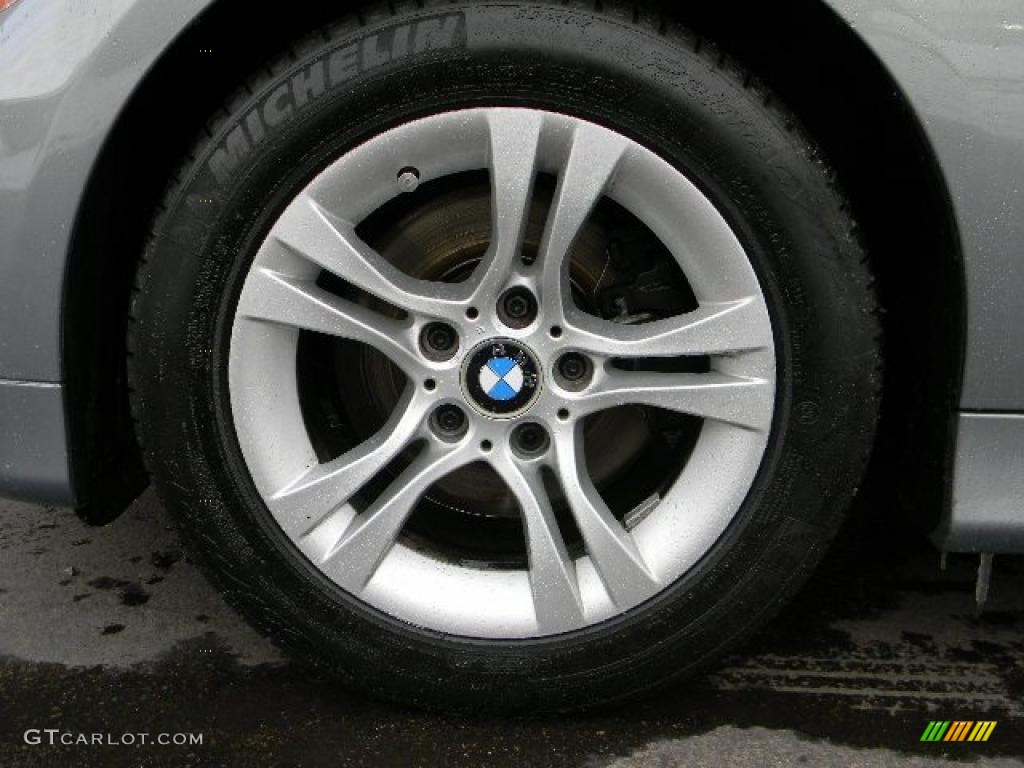 2008 3 Series 328xi Sedan - Arctic Metallic / Beige photo #9