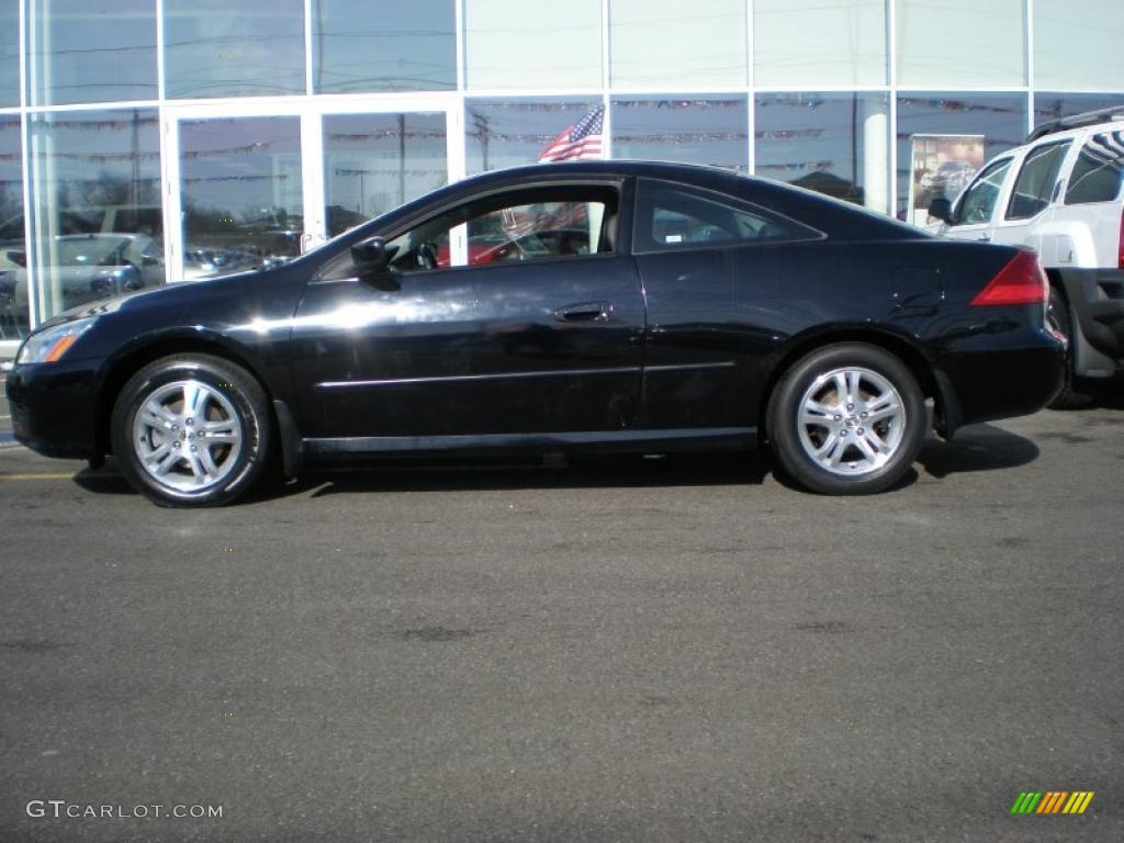 2006 Accord EX-L Coupe - Nighthawk Black Pearl / Black photo #4