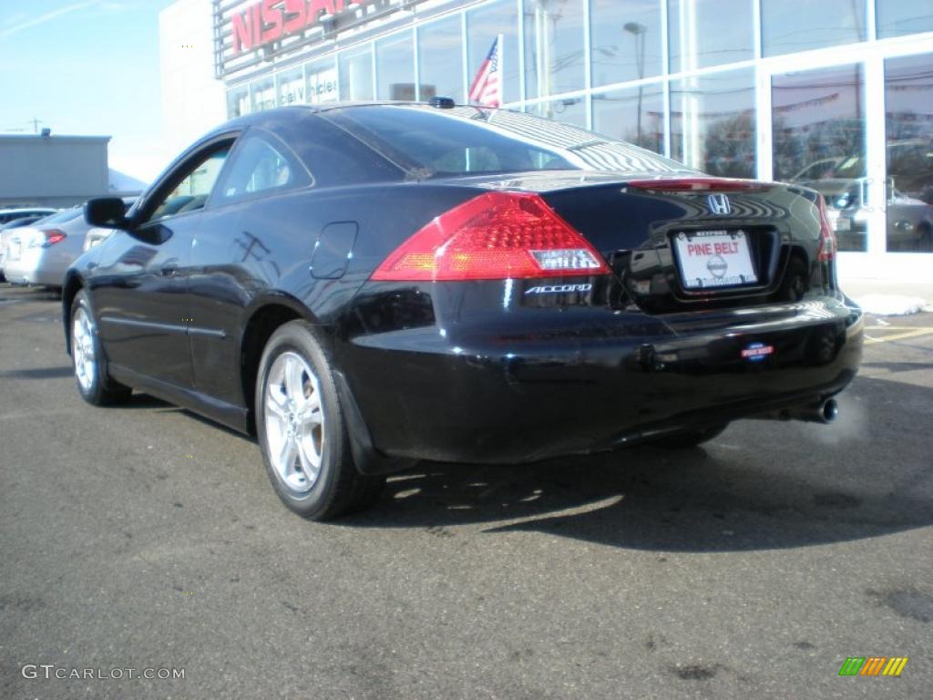 2006 Accord EX-L Coupe - Nighthawk Black Pearl / Black photo #5