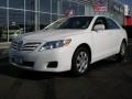 2010 Super White Toyota Camry LE V6  photo #1