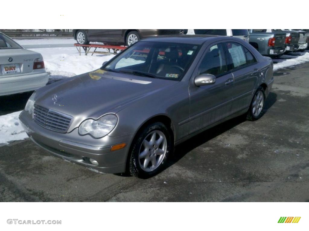 2004 C 240 4Matic Sedan - Pewter Silver Metallic / Charcoal photo #1