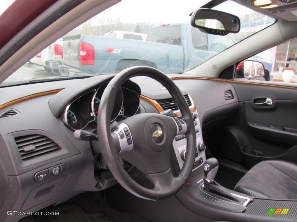 2008 Malibu LT Sedan - Red Jewel Tint Coat / Ebony photo #7