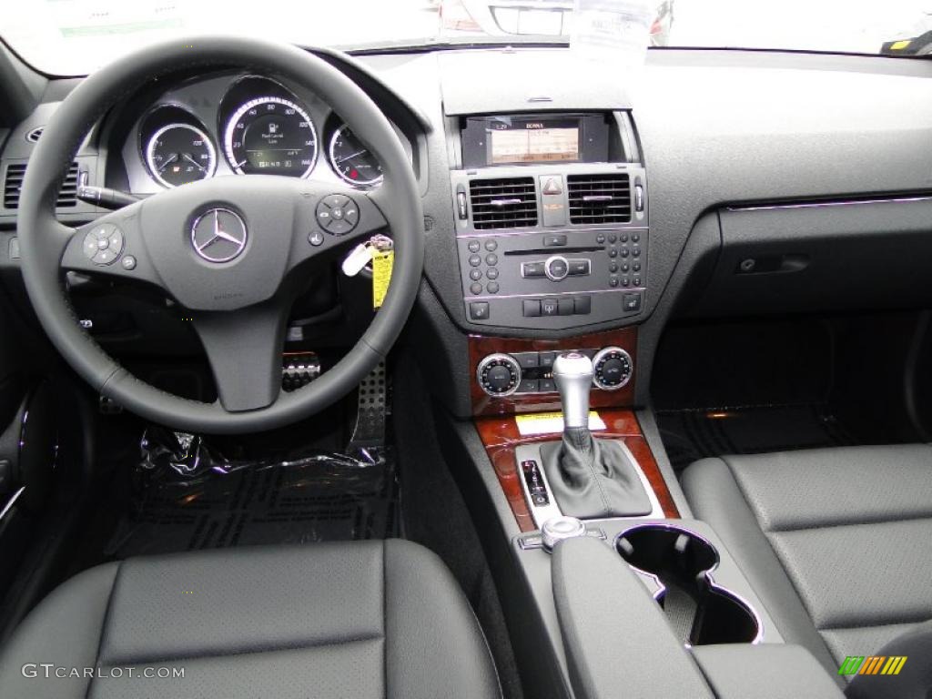 2011 Mercedes-Benz C 300 Sport Black Dashboard Photo #44623372